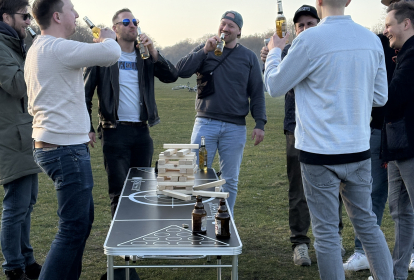 Hamborg Hamborg Olympiske Lege til Polterabend - Udendørs inkl. beerpong, fodboldtennis og mindre spil image 12