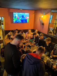 Aftensmad med TV-sport Prag