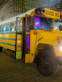 Party på Amerikansk Skolebus Hamborg