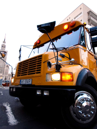 Party på Amerikansk Skolebus Warszawa