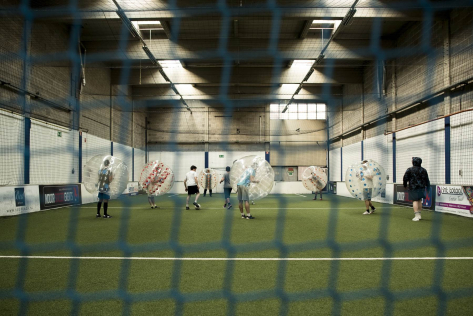 Indendørs Bubble-fodbold