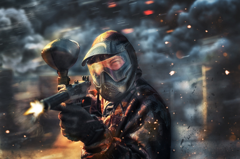 Indendørs Paintball (2 timer)