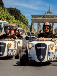 Hot Rod biltur i byen Berlin