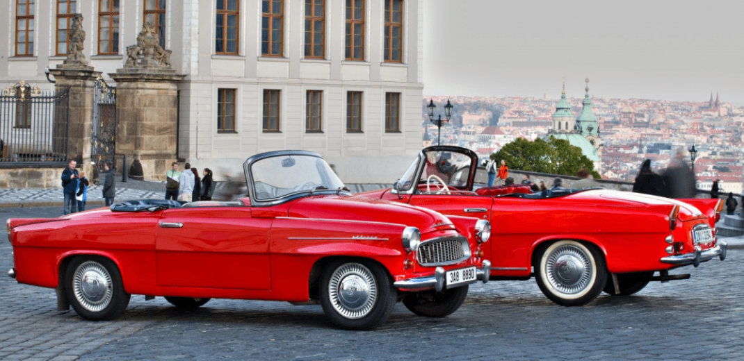 prague vintage-biltur - pissup polterabend